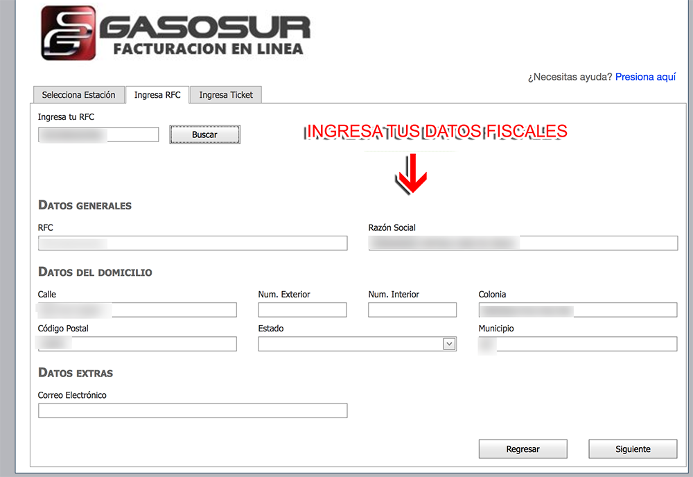 GASOSUR TIMEXCARD FACTURACION 2